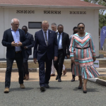 UK and Rwandan Minister Tour joint Africa centre for resilient cold-chains