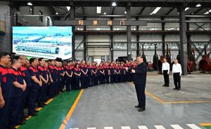 Xi inspects manufacturing company in Shanxi