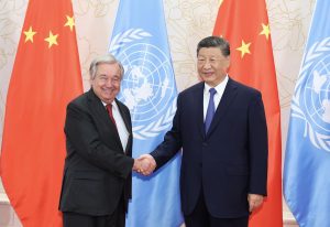 SCO Tianjin Summit: Xi meets UN chief