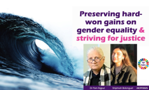 Preserving hard-won gains: Feminist voices on the future of gender equality.