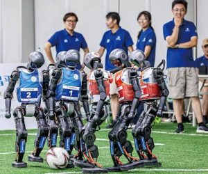 China Focus: Humanoid robot games put real-world skills to the test