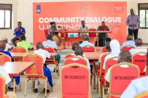 Koboko Girls call for free sanitary pads at a community dialogue webinar